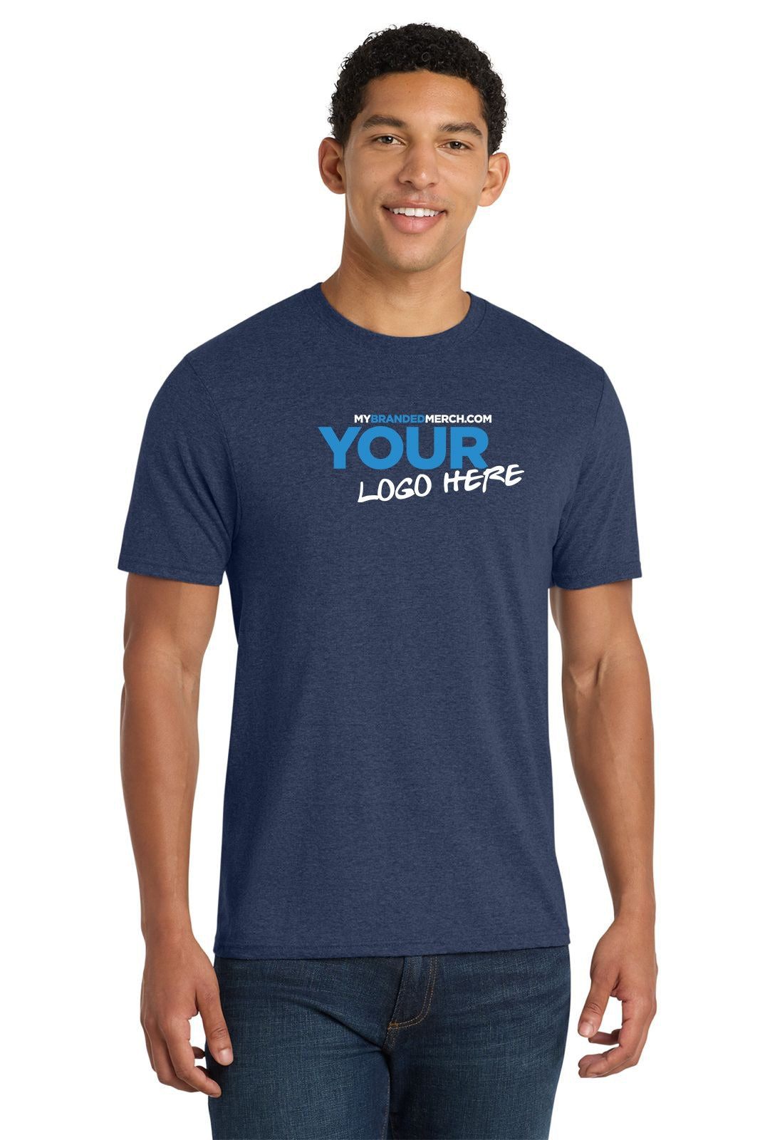Business Starter Bundle custom logo PC455 T-shirt in Team Navy Heather