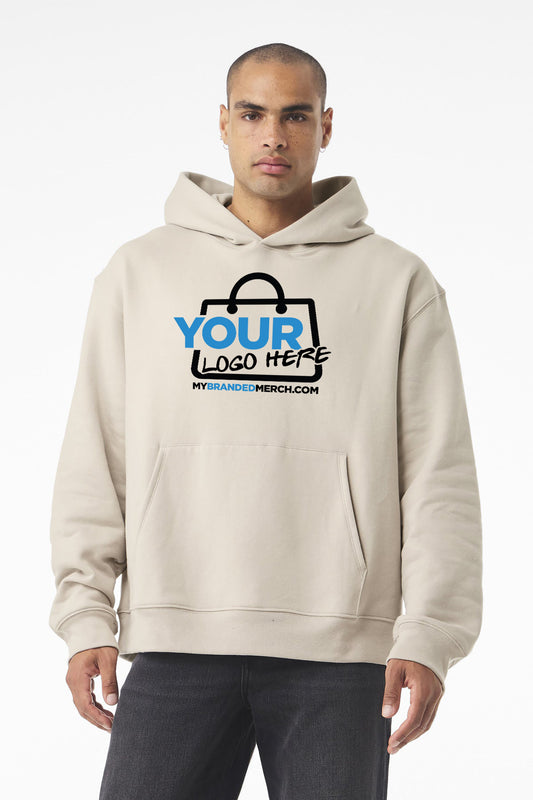 Custom logo BELLA+CANVAS® Unisex 10-Ounce Heavyweight Pullover Hoodie BC4719 decoration preview