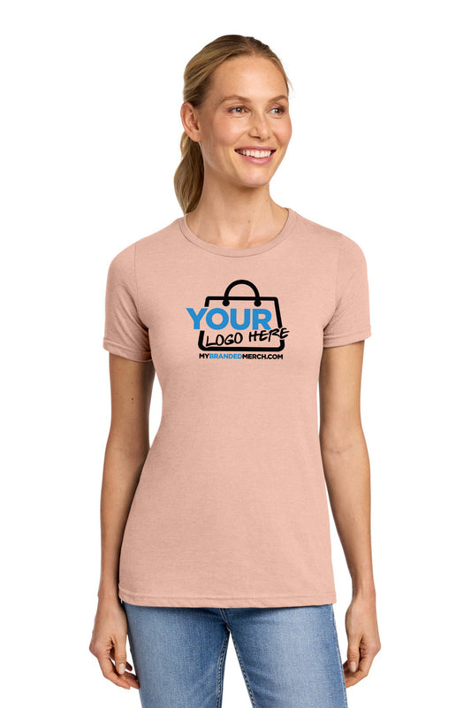 Custom logo Gildan® Softstyle® Women's CVC T-Shirt 64001LCVC decoration preview