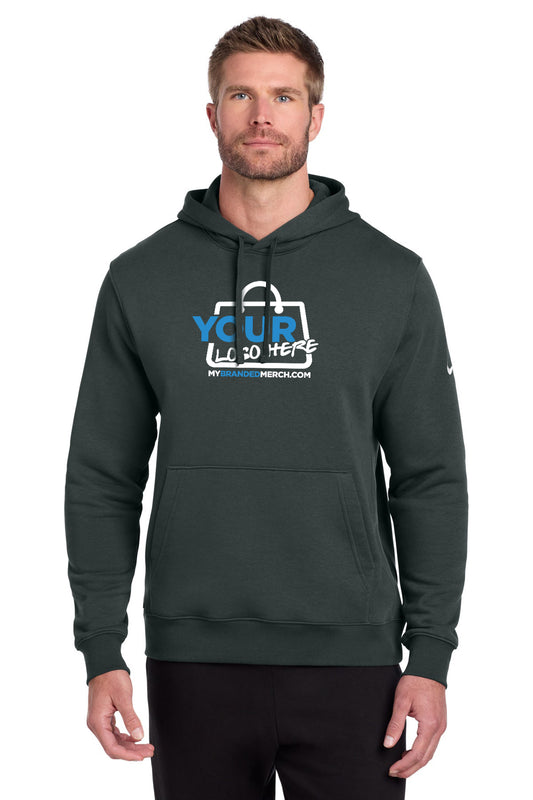 Custom logo Nike Club Fleece Sleeve Swoosh Pullover Hoodie NKDR1499 decoration preview