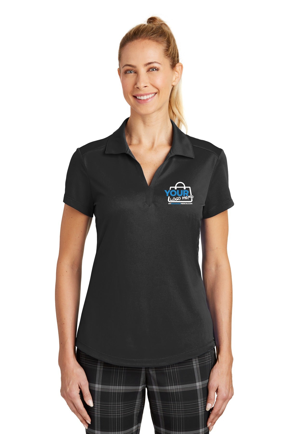 Custom logo Nike Women's Dri-FIT Legacy Polo. 838957 decoration preview