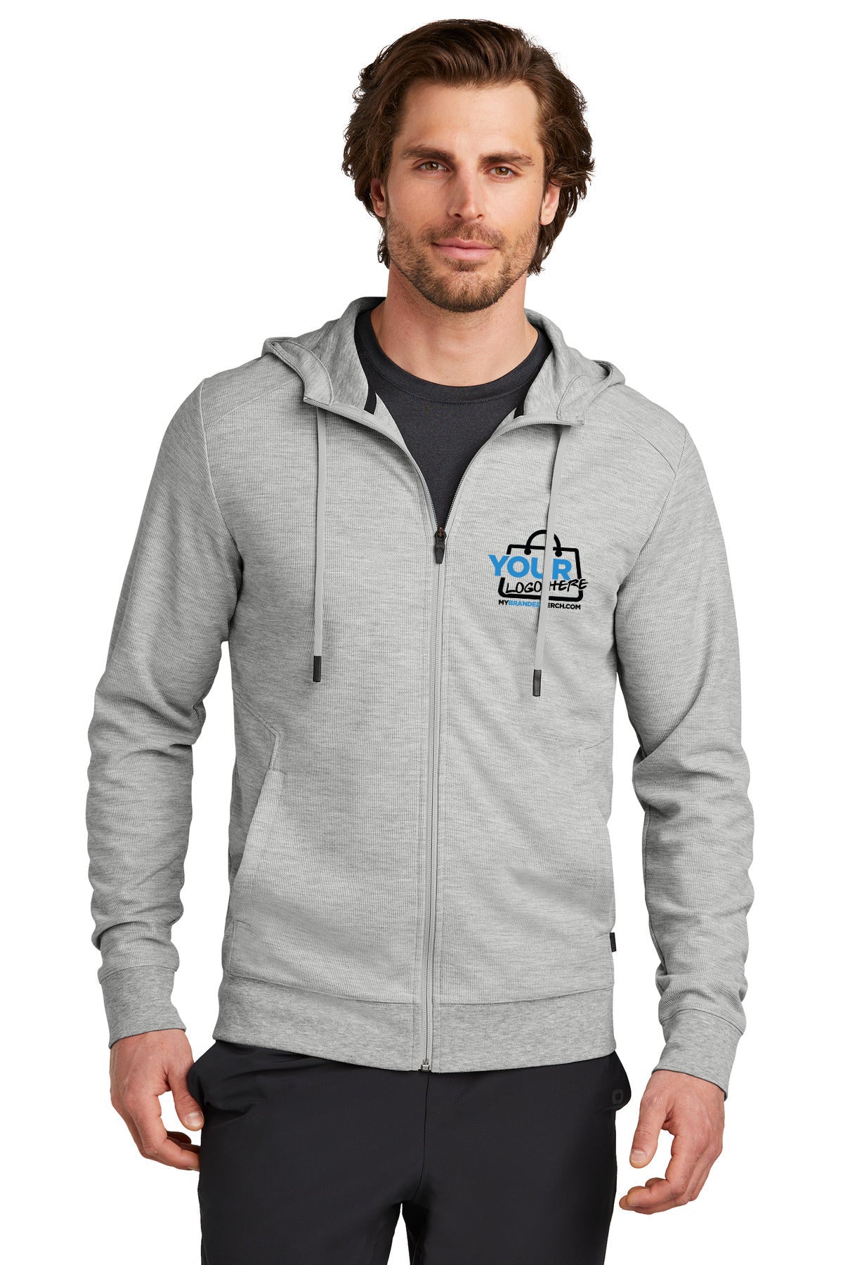 Custom logo OGIO® Revive Full-Zip OG162 decoration preview