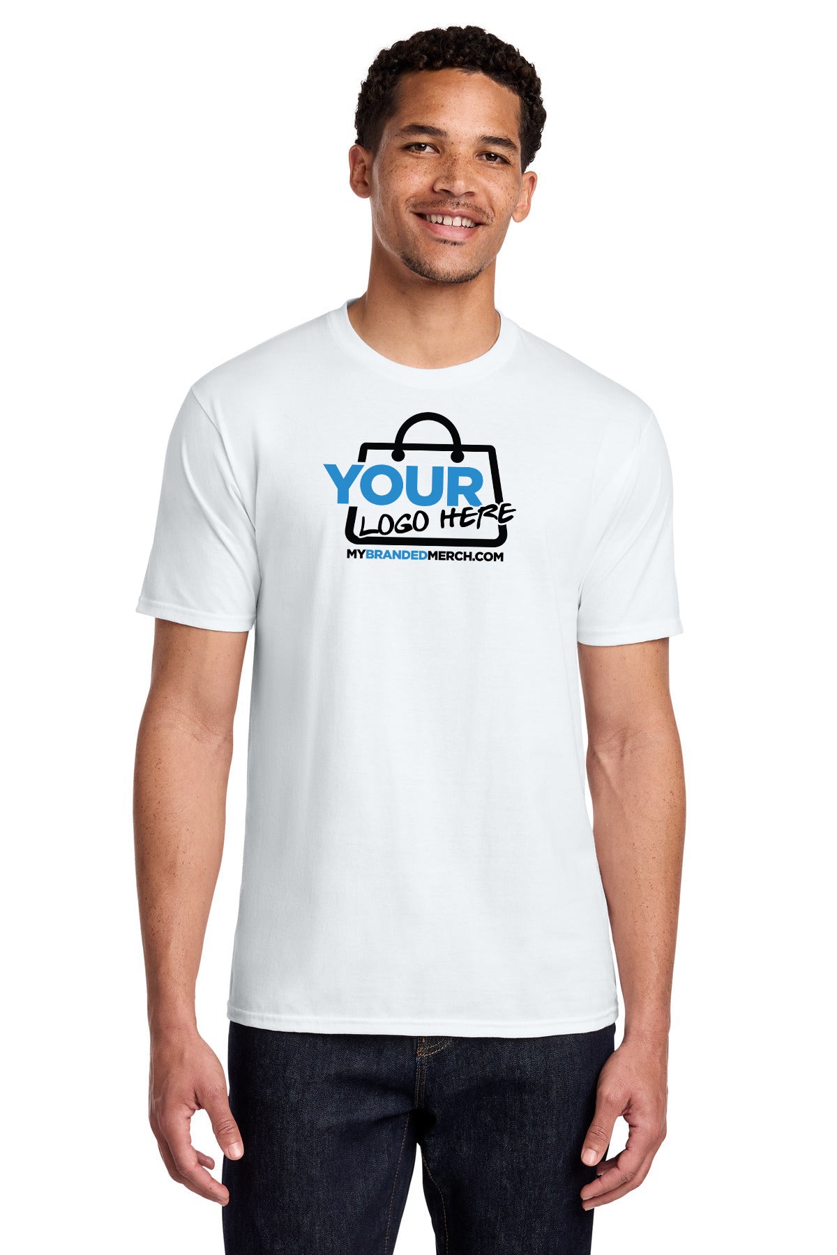 Custom logo Port & Co™ Fan Favorite Tee. PC450 decoration preview