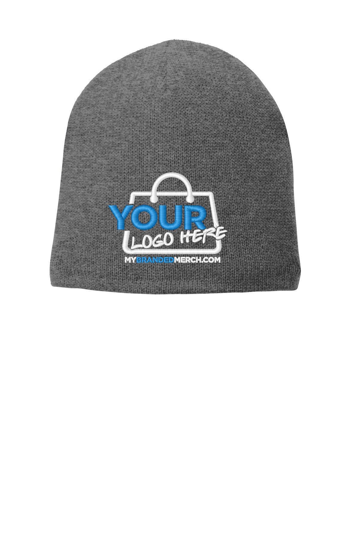 Custom logo Port Authority® Fleece-Lined Beanie Cap. CP91L decoration preview
