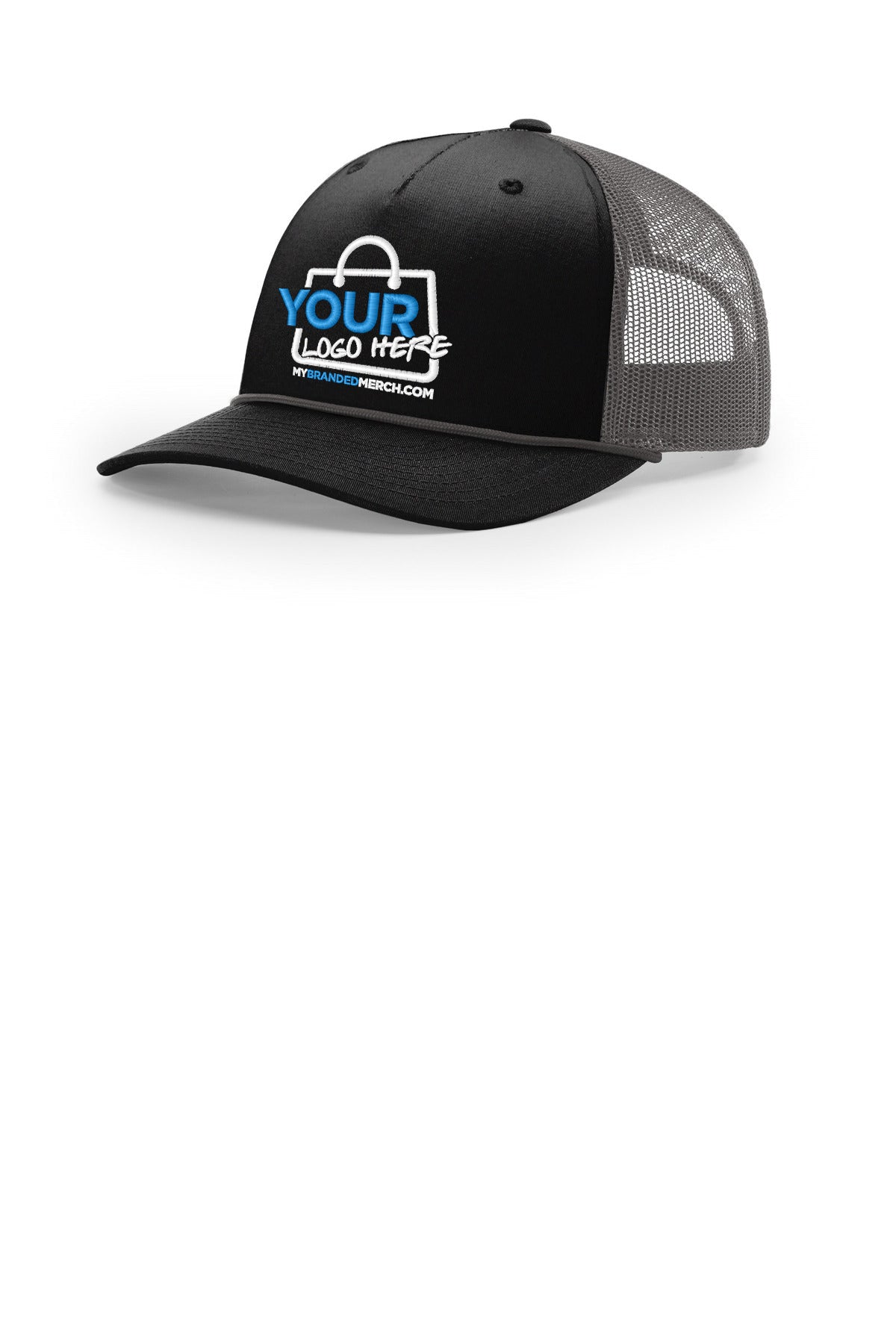 Custom logo Richardson Five-Panel with Rope 112FPR decoration preview