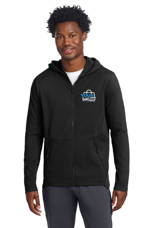 Custom logo Sport-Tek® Circuit Hooded Full-Zip ST870 decoration preview