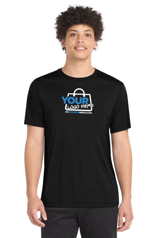 Custom logo Sport-Tek ® Posi-UV® Pro Tee. ST420 decoration preview