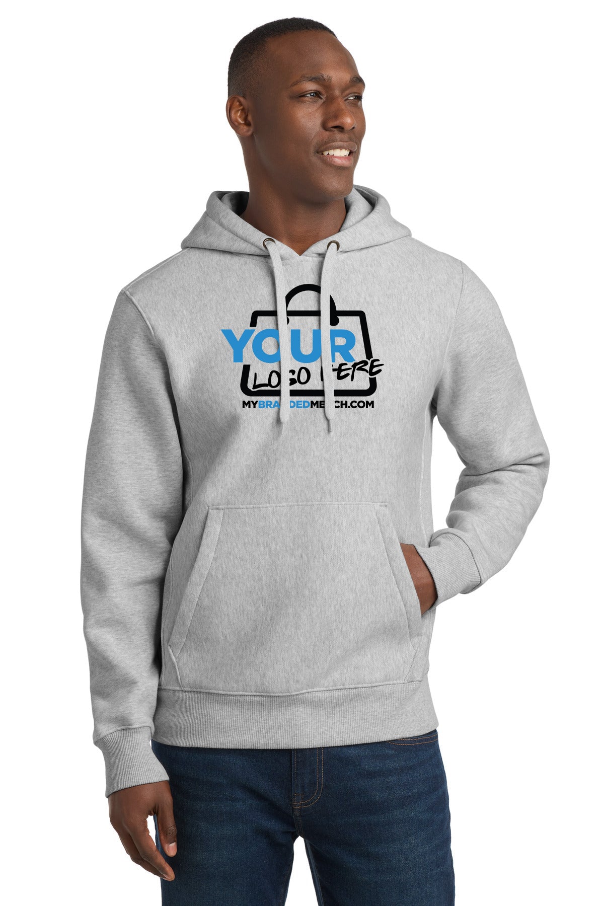 Custom logo Sport-Tek® Super Heavyweight Pullover Hooded Sweatshirt. F281 decoration preview