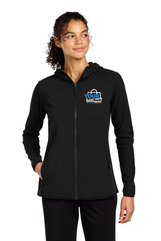 Custom logo Sport-Tek® Women's Circuit Hooded Full-Zip LST870 decoration preview