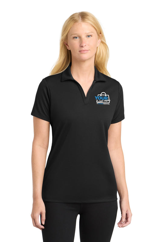 Custom logo Sport-Tek® Women's PosiCharge® RacerMesh® Polo. LST640 decoration preview