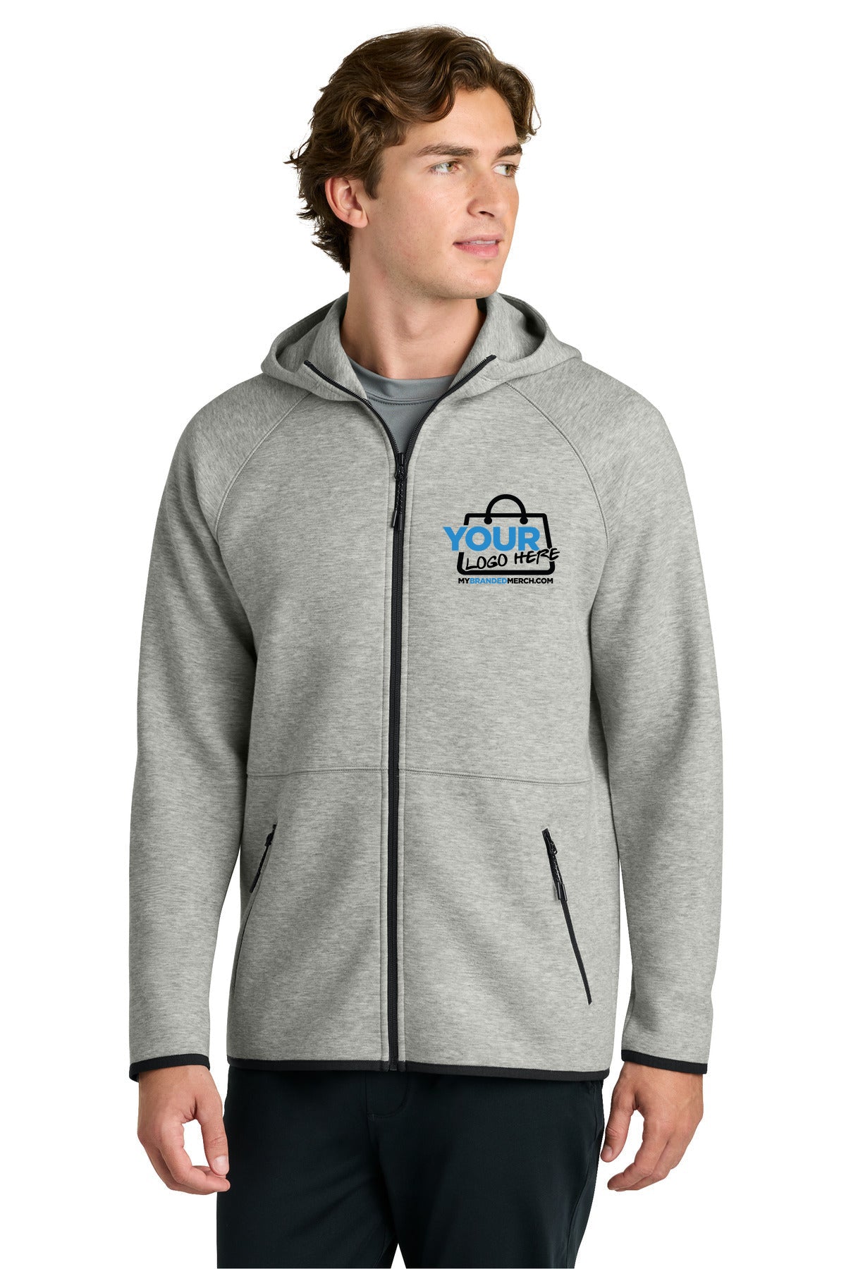 Custom logo Sport-Tek®Phenom Full-Zip Hoodie ST840 decoration preview