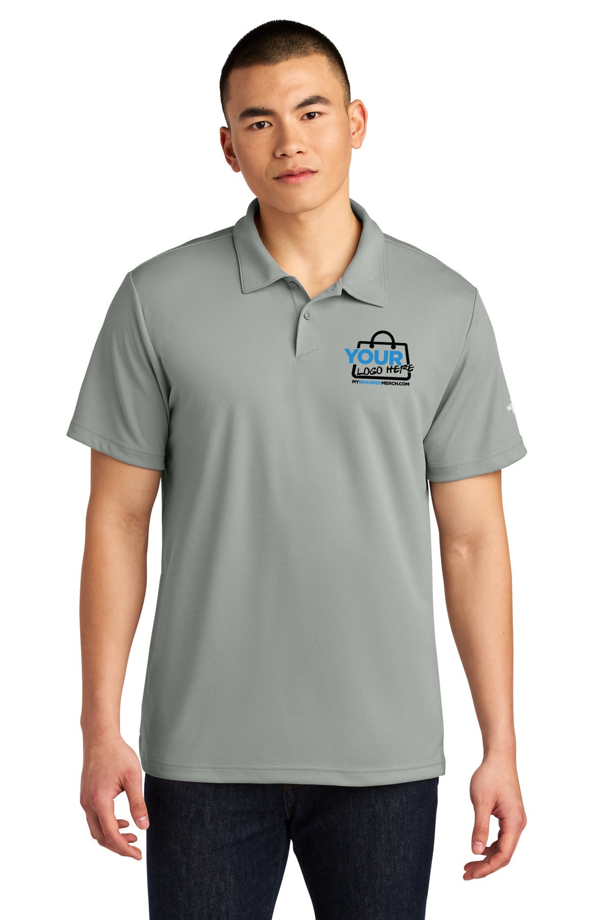 Custom logo The North Face® Ambition Polo NF0A8ENM decoration preview
