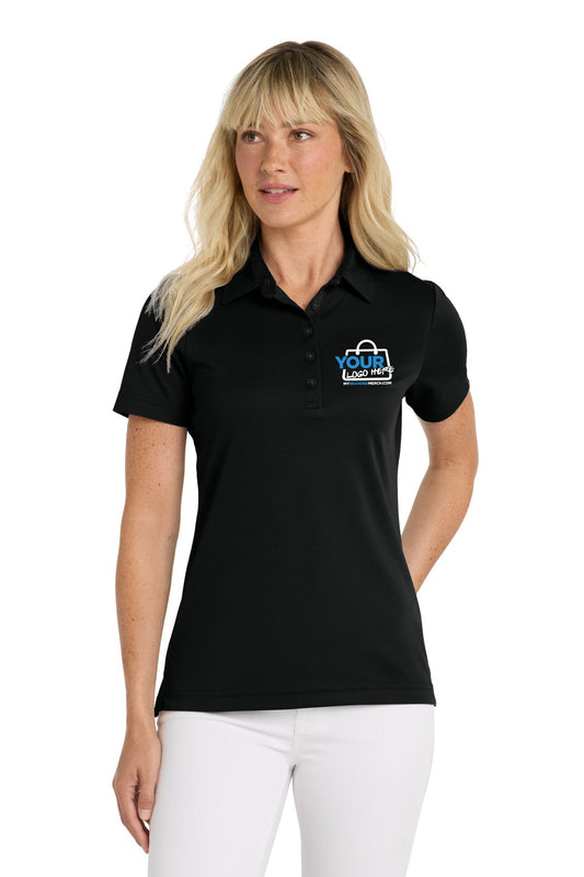 Custom logo TravisMathew Women's Oceanside Solid Polo TM1WW001 decoration preview