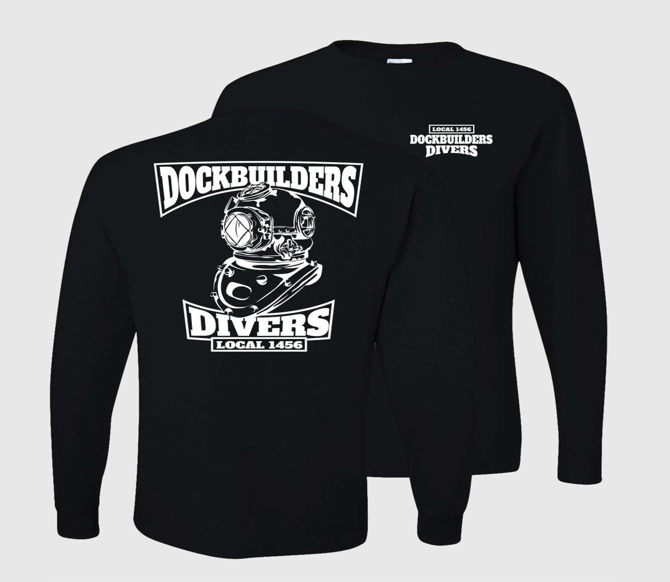 Dock Builders 1456 Divers Long Sleeve - Black