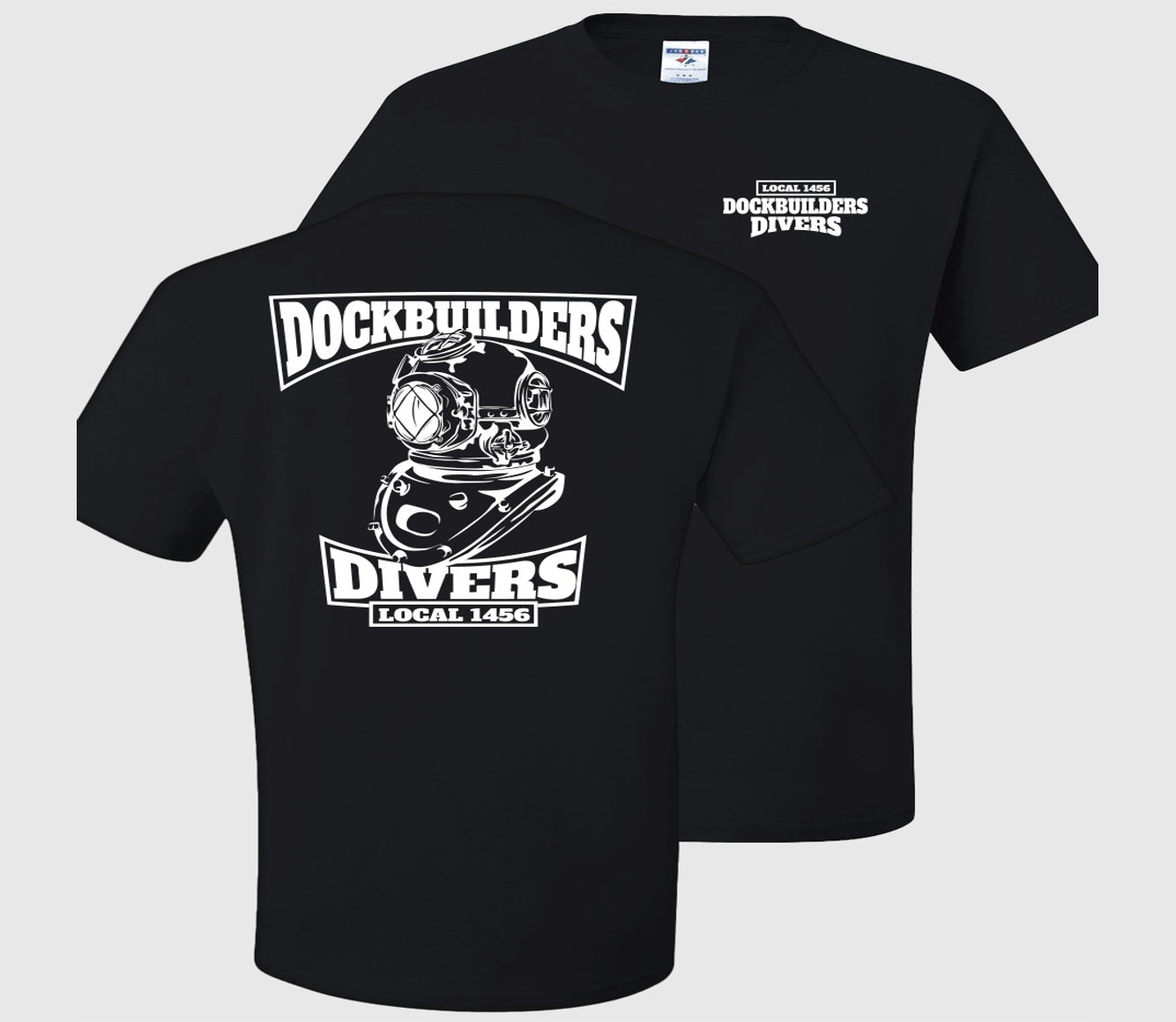 Dock Builders 1456 Divers T-Shirt - Black