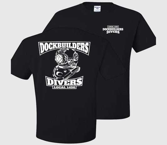 Dock Builders 1456 Divers T-Shirt - Black