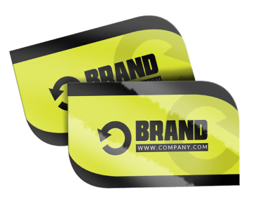 Die Cut Oval Cards