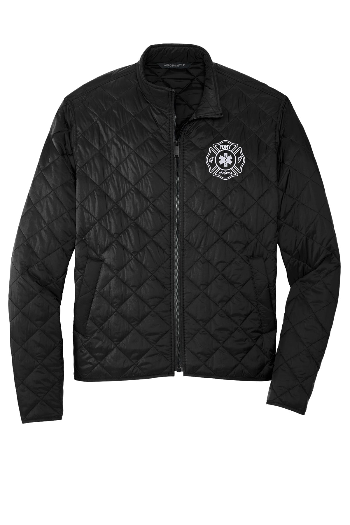 FDNY EMS Station 49 Guardians of the Gate MM7200 Deep Black jacket flat front