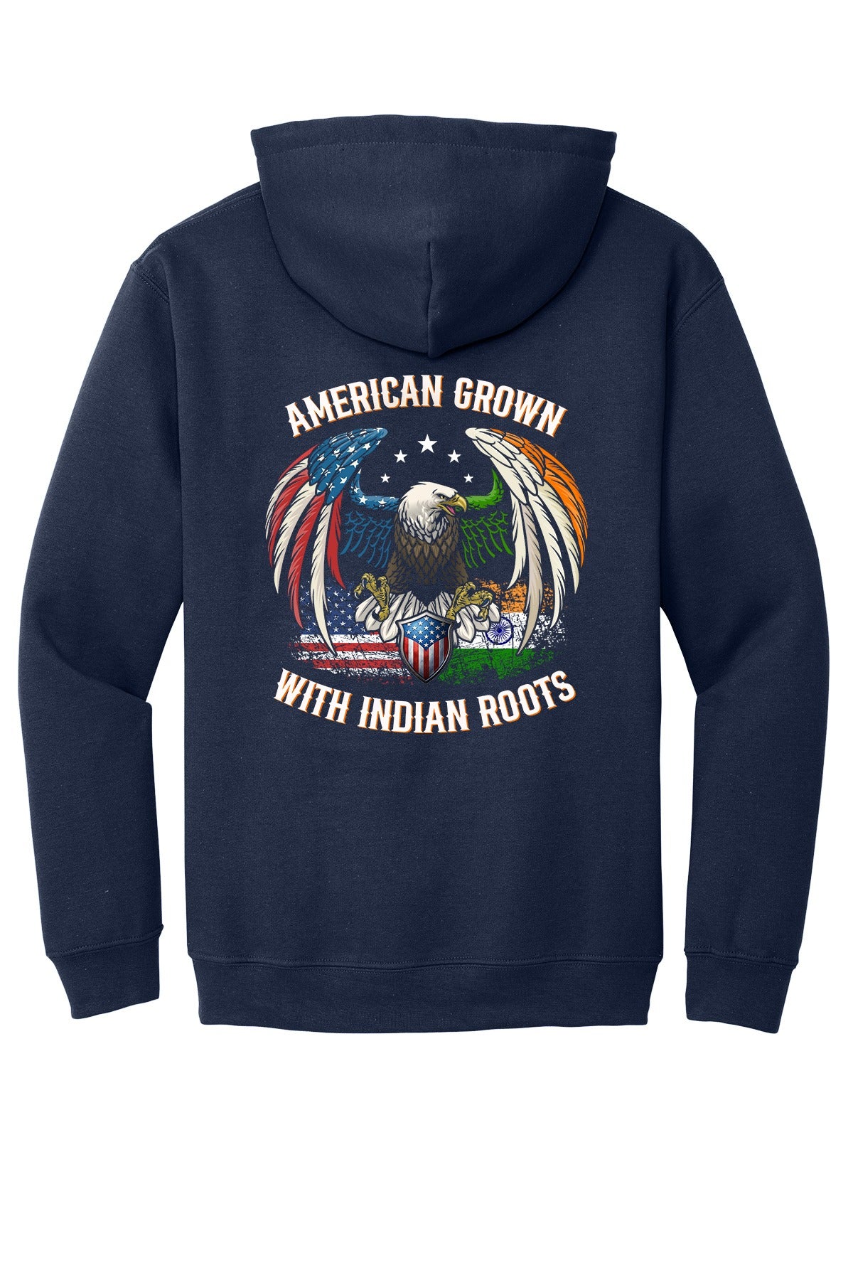 Indian Roots - Indian Officers Society Hoodie 18500 back design