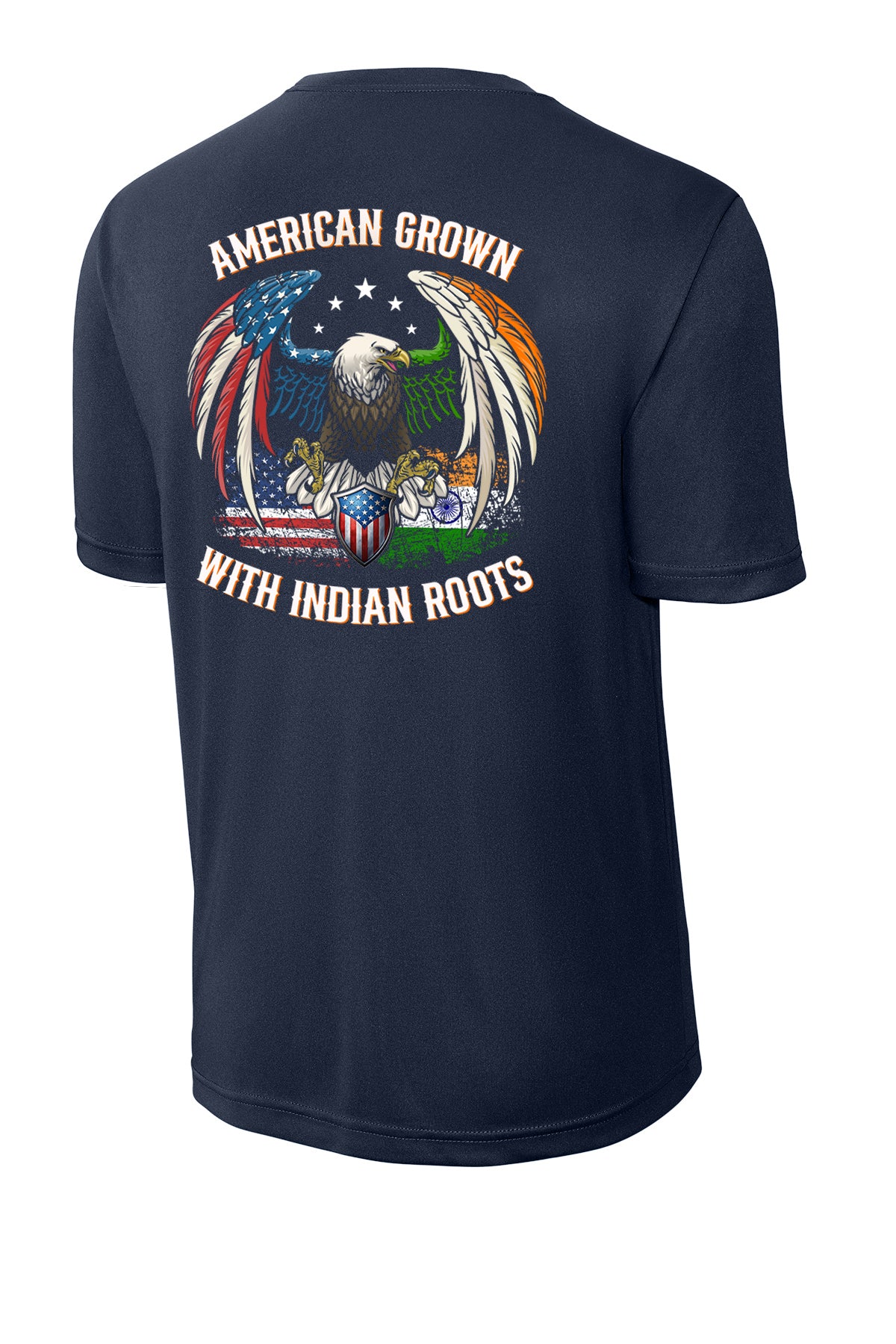 Indian Roots - Indian Officers Society Performance T-Shirt ST350 back design