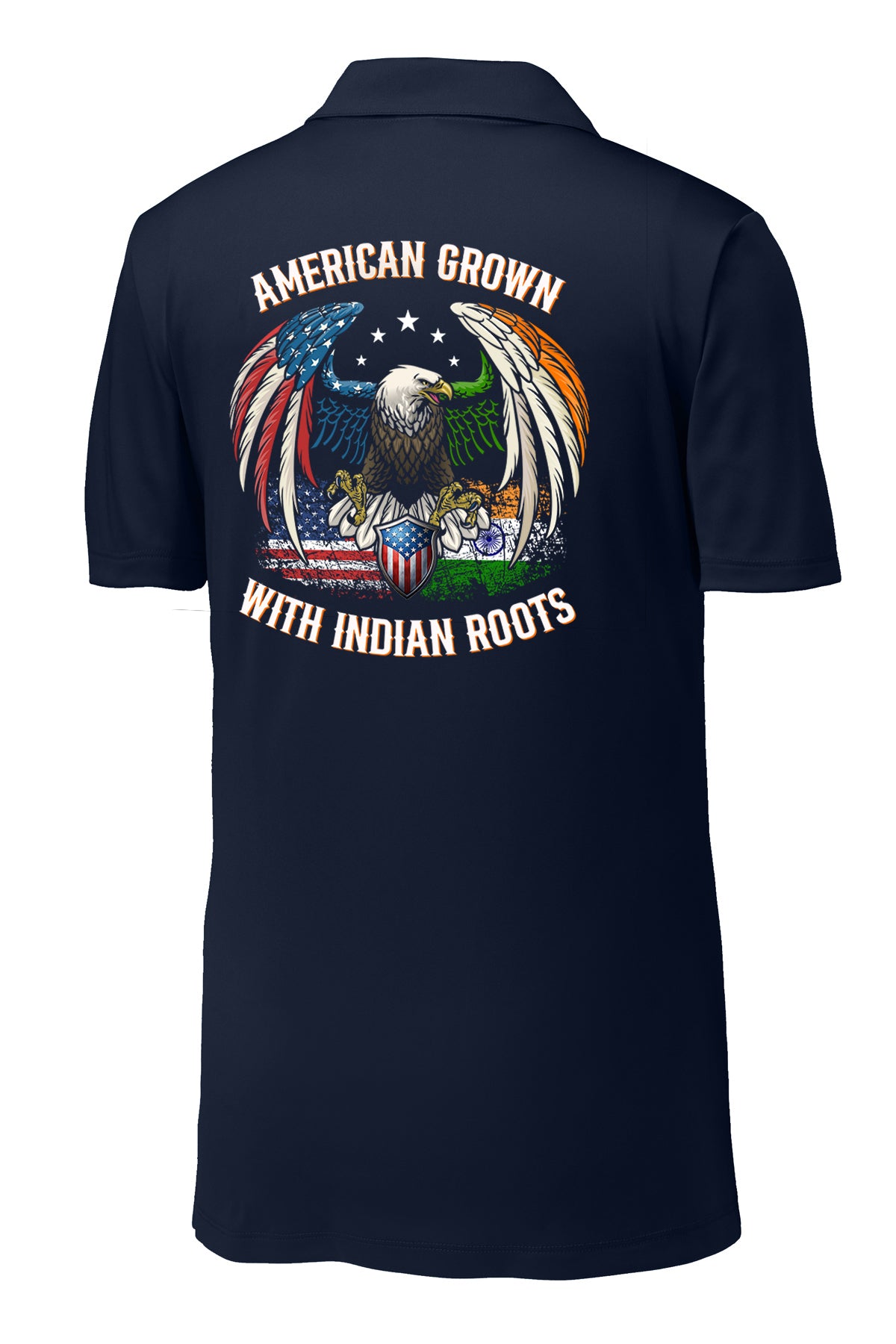 Indian Roots - Indian Officers Society Performance Polo ST550 back design
