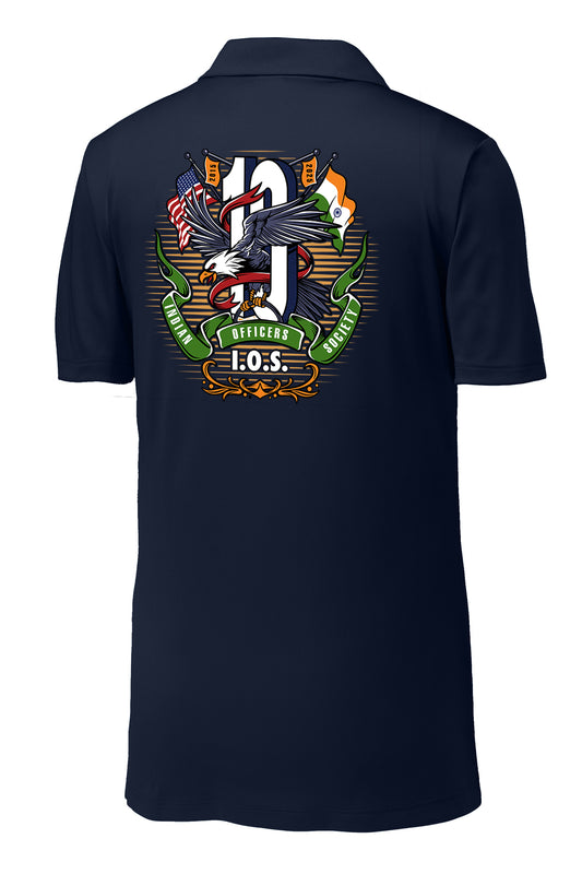 10 Years Indian Officers Society Performance Polo ST550 back design