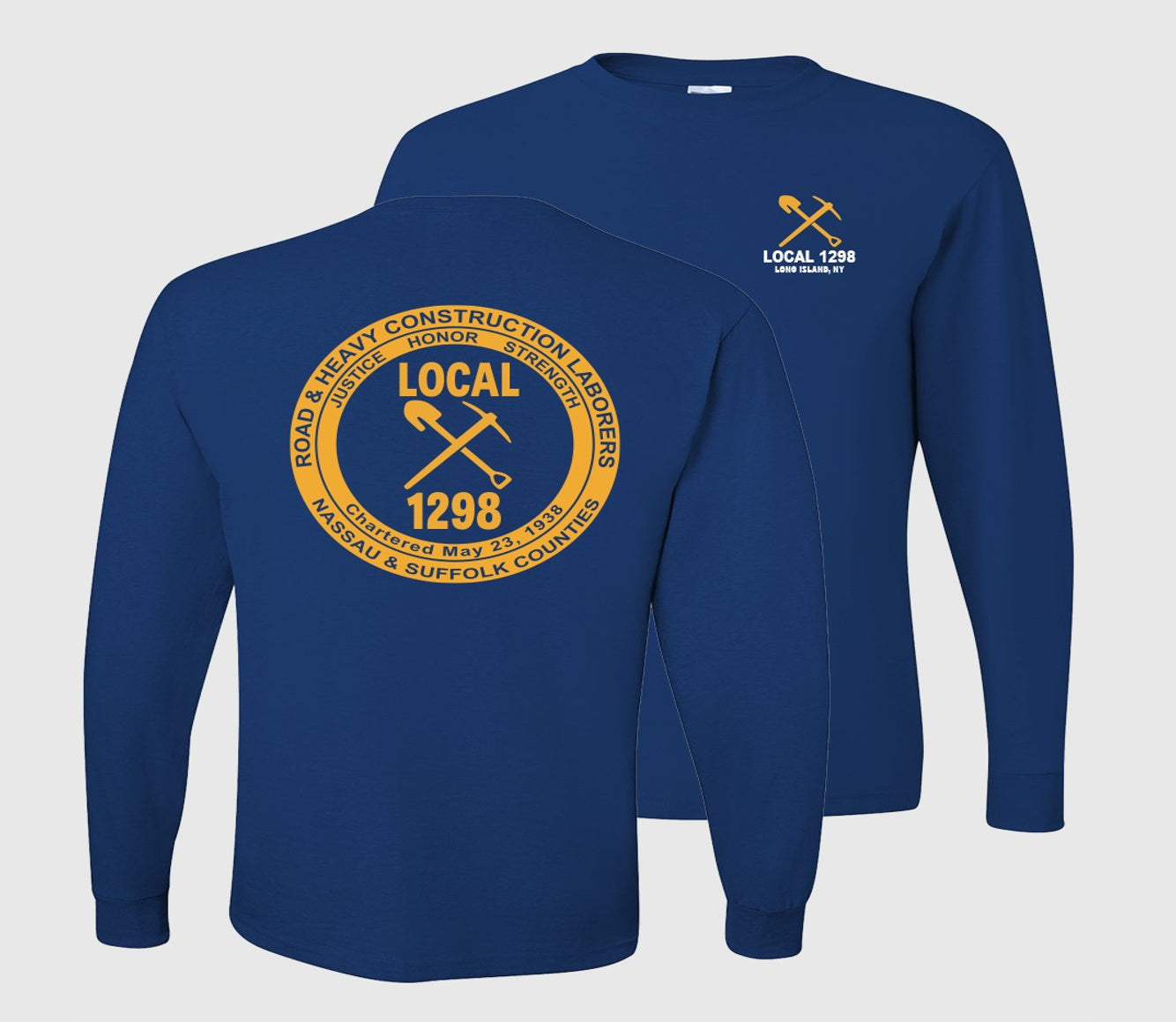 Laborers Local 1298 Long Sleeve - Royal