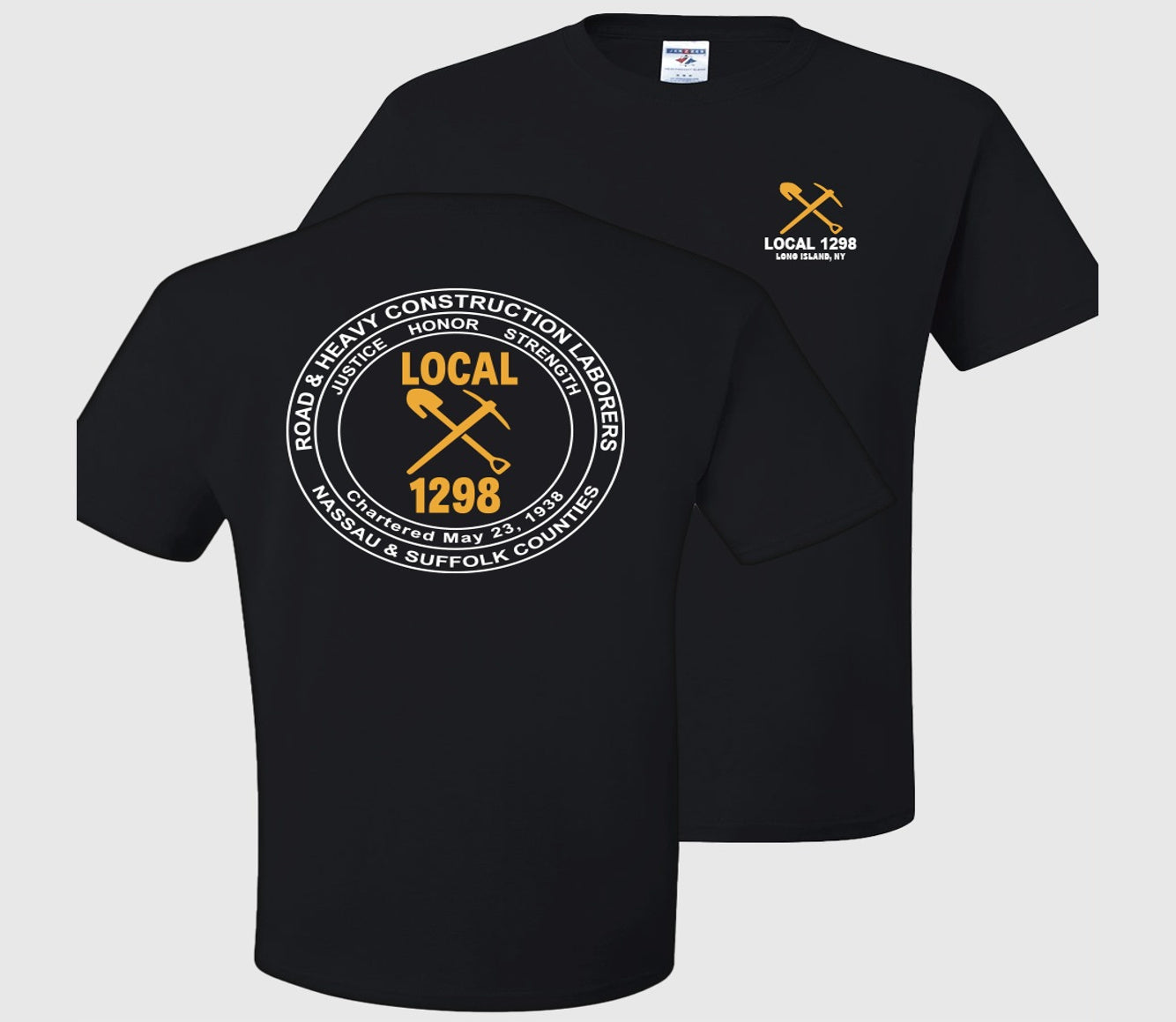 Laborers Local 1298 T-Shirt - Black