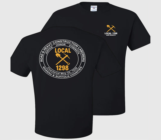 Laborers Local 1298 T-Shirt - Black