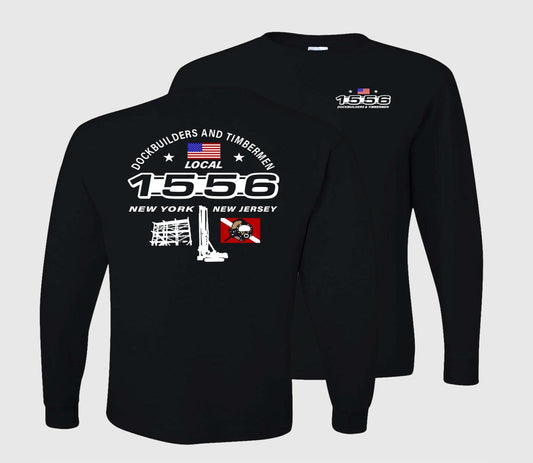 Dockbuilders & Timbermen Local 1556 Long Sleeve - Black