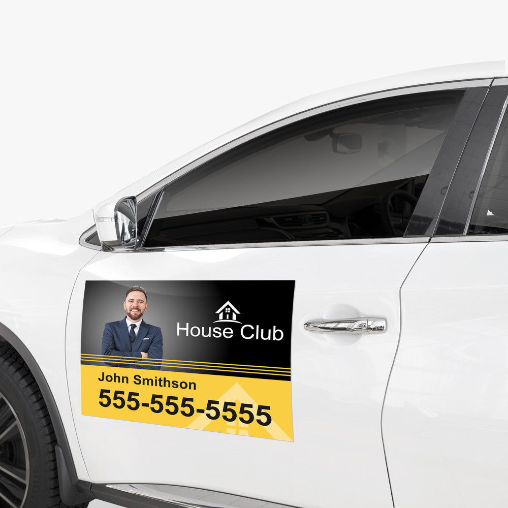 Custom printed vehicle magnet