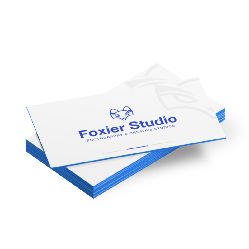 Painted Edge Business Cards 32pt Uncoated
