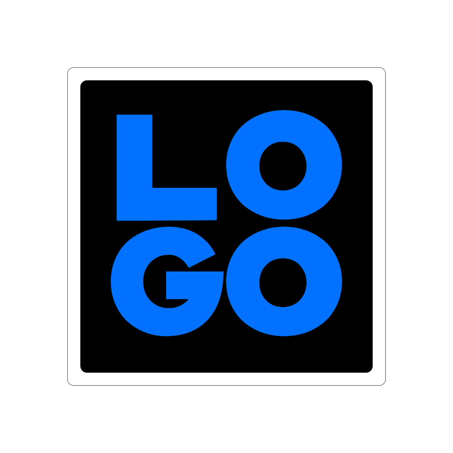 Square Glossy Stickers