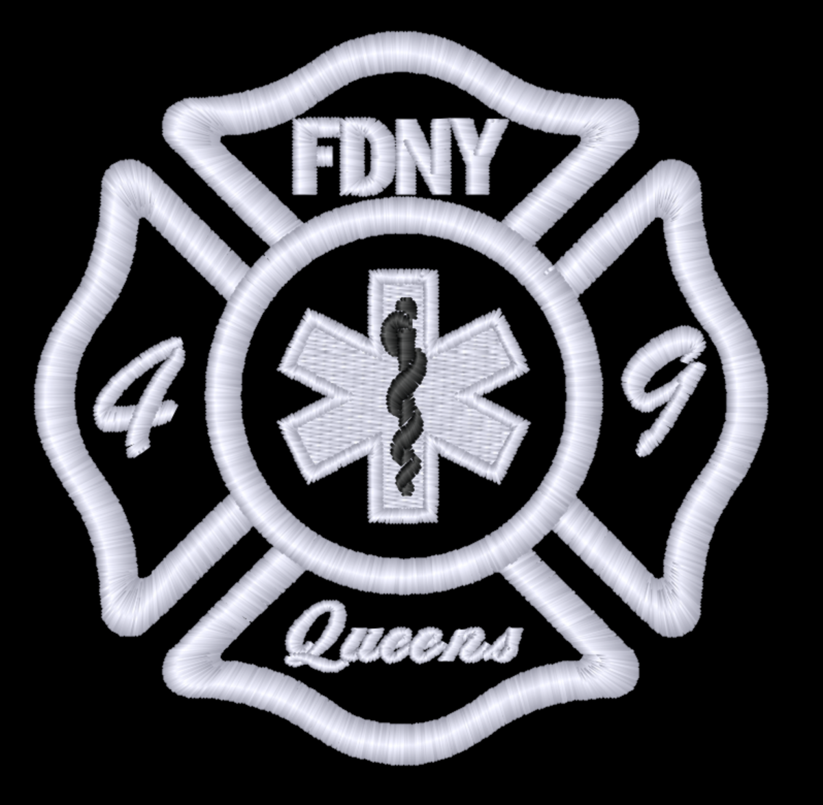 FDNY EMS Station 49 Queens shield artwork